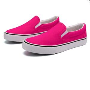 Fashion Supply Ladies Canvas Low-top Slip on Sneakers Size 7